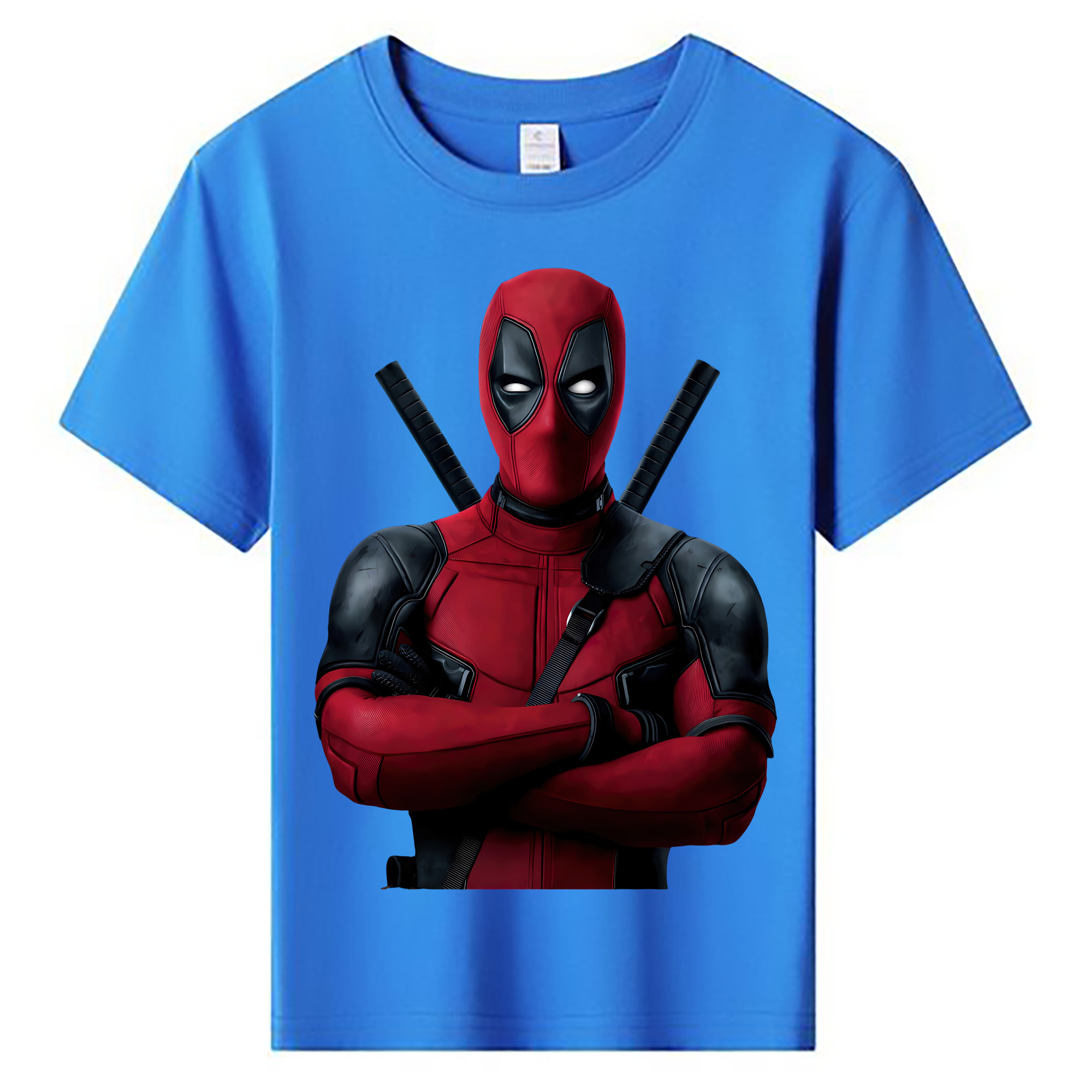 （画像用） Deadpool デッドプール 綿100％キッズTシャツ（フロントプリント）